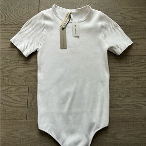 White Babaton NWT Seamless Tee Bodysuit